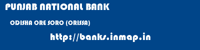 PUNJAB NATIONAL BANK  ODISHA ORE SORO (ORISSA)   banks information 